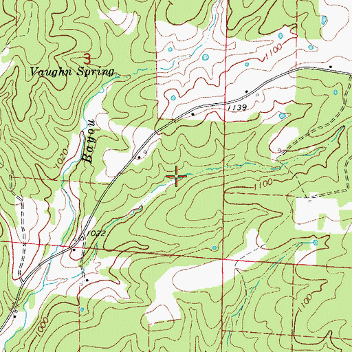 Topographic Map of Lair Lake Dam, MO