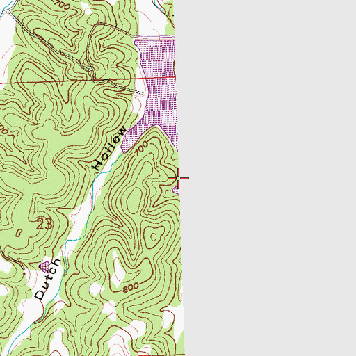 Topographic Map of Lake Kah-Tan-Da Number 3 Dam, MO