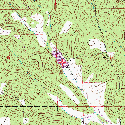 Topographic Map of Taylor Bayless Dam, MO