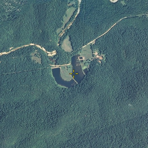 Aerial/Satellite Image of George Hellmuth Upper Dam, MO