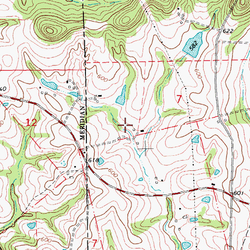 Topographic Map of Hoblitzell Lower Lake Dam, MO