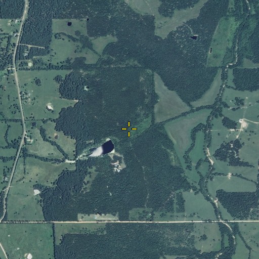 Aerial/Satellite Image of Mund Dam, MO