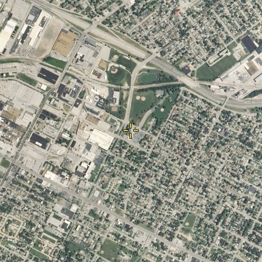 Aerial/Satellite Image of Scullen School, MO