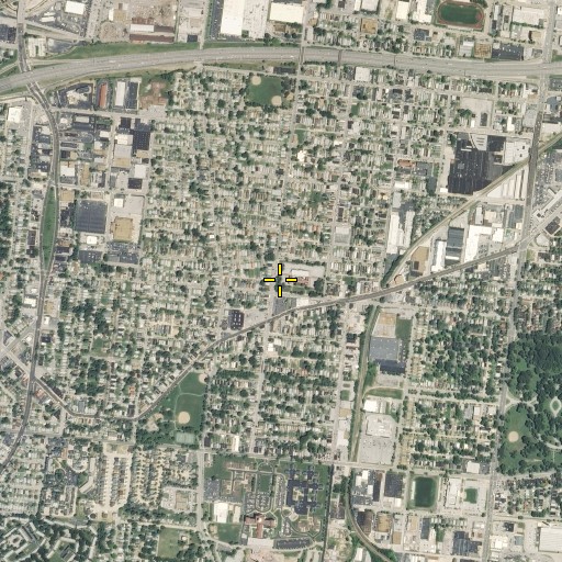 Aerial/Satellite Image of Shaw School, MO