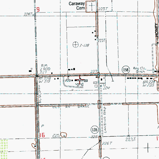 Topographic Map of Riverside Junior High School, AR
