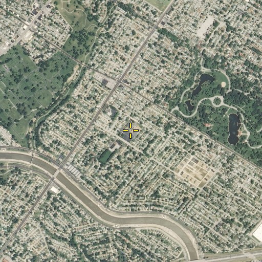 Aerial/Satellite Image of Windsor School, MO