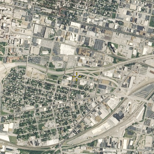 Aerial/Satellite Image of Wheatley School, MO