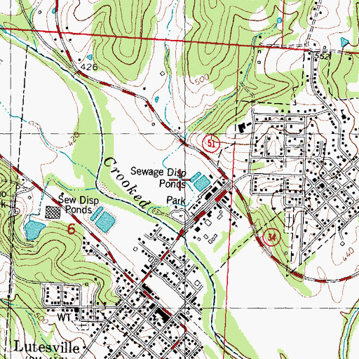Topographic Map of Township of Lorance, MO