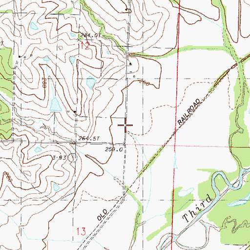 Topographic Map of Township of Marion, MO