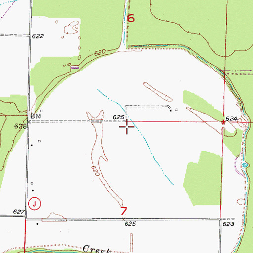 Topographic Map of Township of Missouri (historical), MO