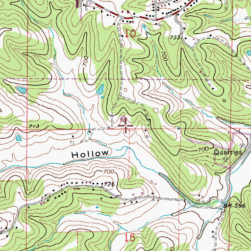 Topographic Map of Township of Jefferson, MO