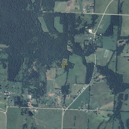Aerial/Satellite Image of Township of Wheatland, MO