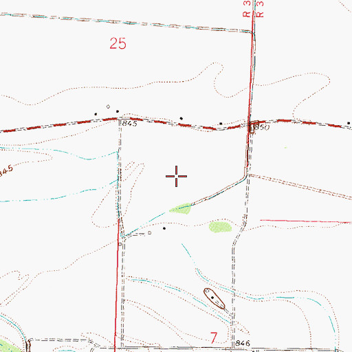 Topographic Map of Township of Forest, MO