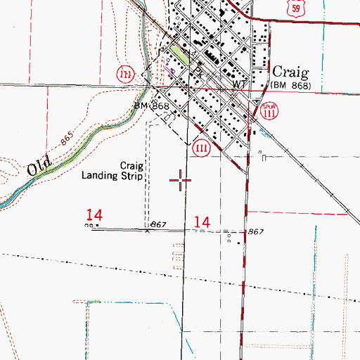 Topographic Map of Township of Union, MO