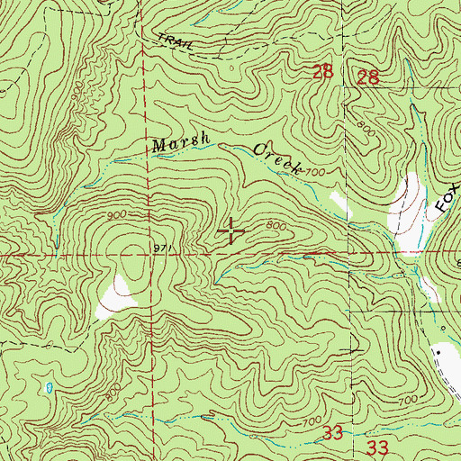 Topographic Map of Township of Liberty, MO