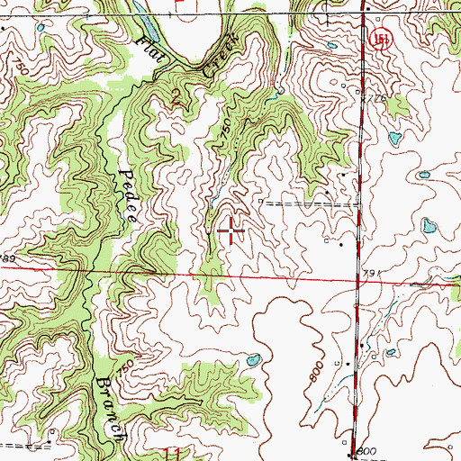 Topographic Map of Township of Marion, MO