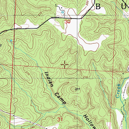 Topographic Map of Township of Buffalo, MO