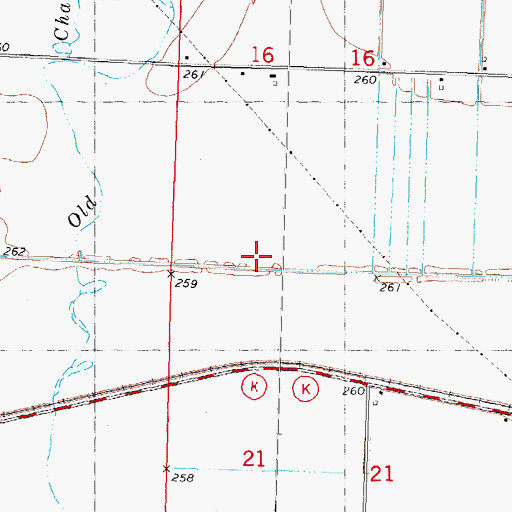 Topographic Map of Township of Pascola, MO