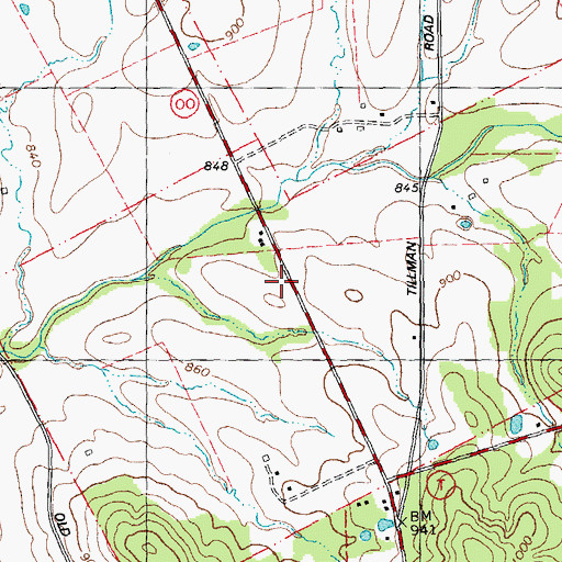 Topographic Map of Township of Liberty, MO