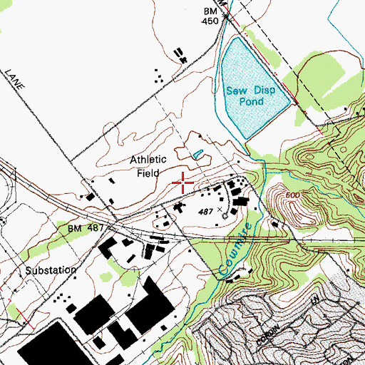 Topographic Map of Township of Northwest, MO