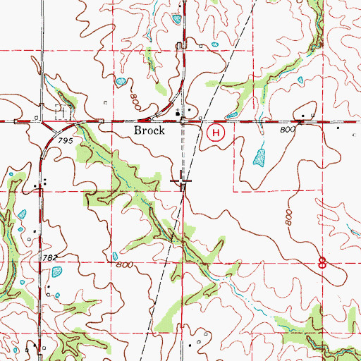 Topographic Map of Township of Union, MO