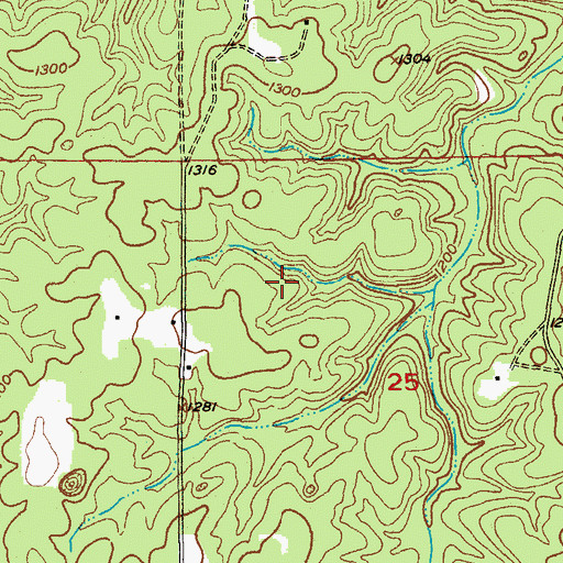 Topographic Map of Township of Jackson, MO