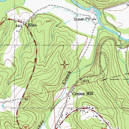 Topographic Map of Township of Kingston, MO