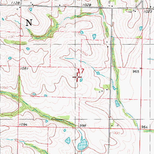 Topographic Map of Township of Union, MO