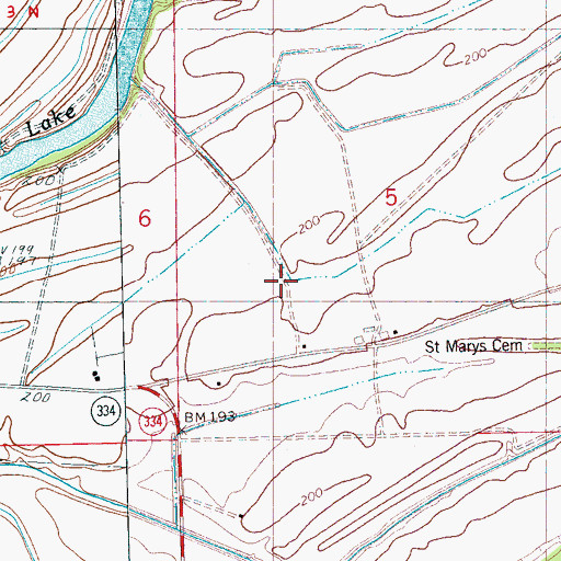Topographic Map of Deer Lake Farm, AR