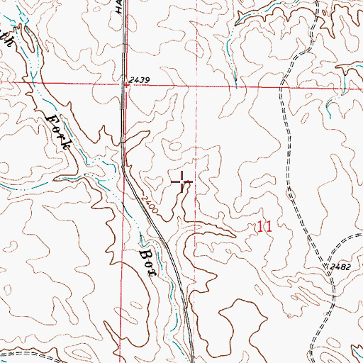 Topographic Map of Haxby, MT