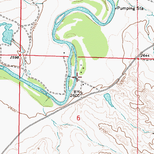 Topographic Map of Garland, MT