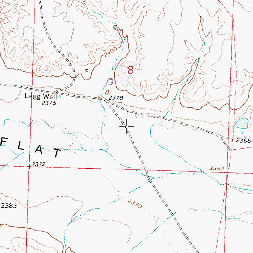 Topographic Map of UL Bend National Wildlife Refuge, MT