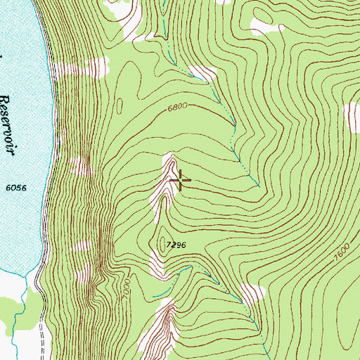Topographic Map of Deerlodge National Forest, MT