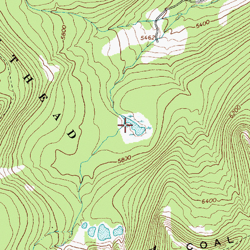 Topographic Map of Hay Lake, MT
