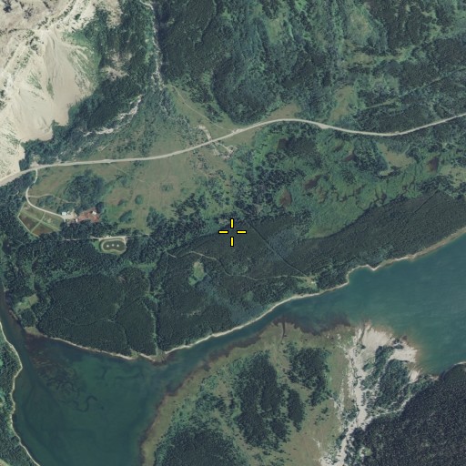 Aerial/Satellite Image of Apikuni Flat, MT