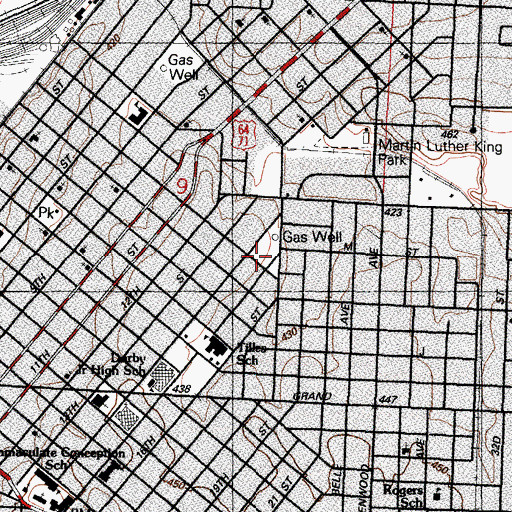 Topographic Map of Do Val School, AR