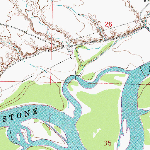 Topographic Map of Antelope Coulee, MT