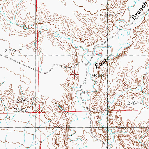 Topographic Map of Arbagast's Ranch (historical), MT