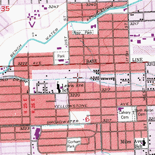 Topographic Map of Arnold Drain, MT