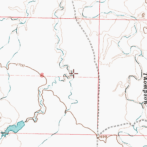 Topographic Map of Artz Coulee, MT