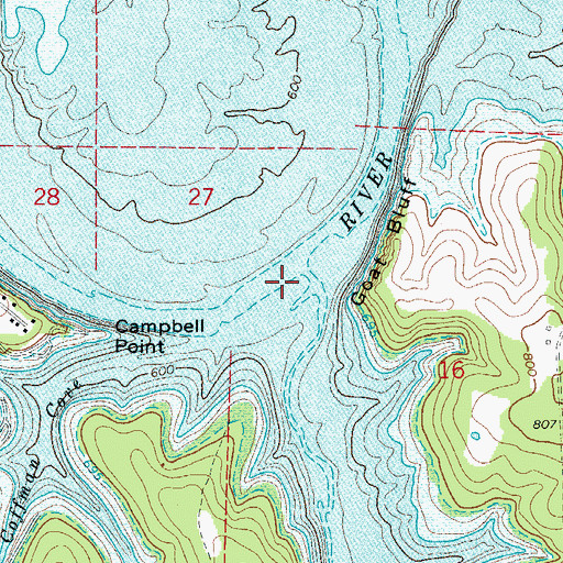 Topographic Map of East Sugarloaf Creek, AR