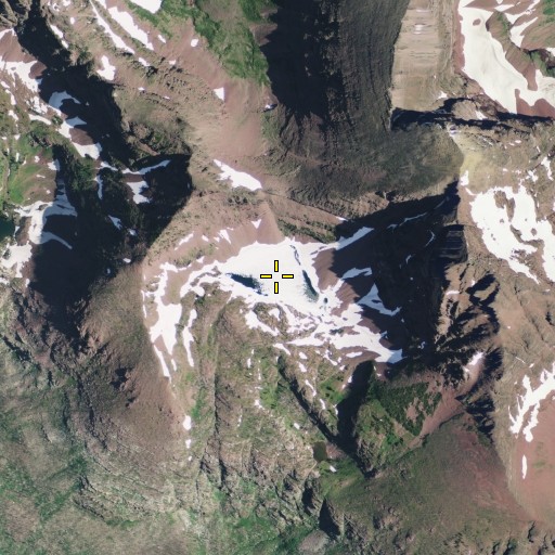 Aerial/Satellite Image of Aurice Lake, MT