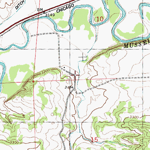 Topographic Map of Barrigan Coulee, MT