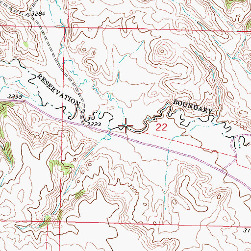 Topographic Map of Black Eagle Fork, MT