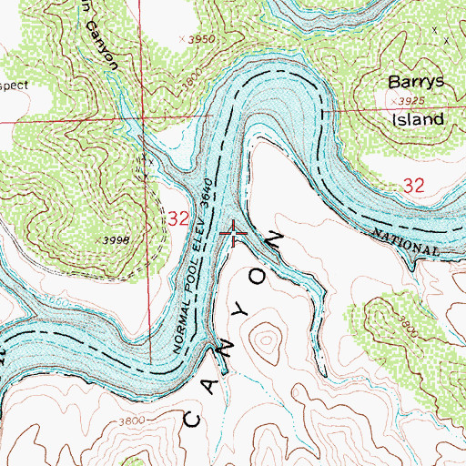 Topographic Map of Bobcat Creek, MT