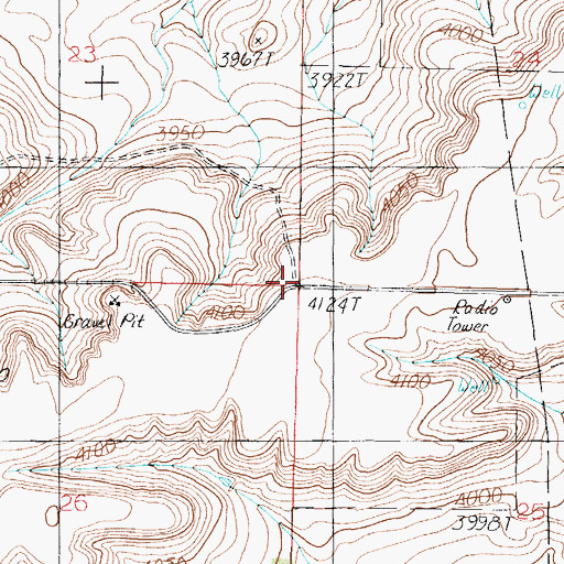 Topographic Map of Brownell School (historical), MT