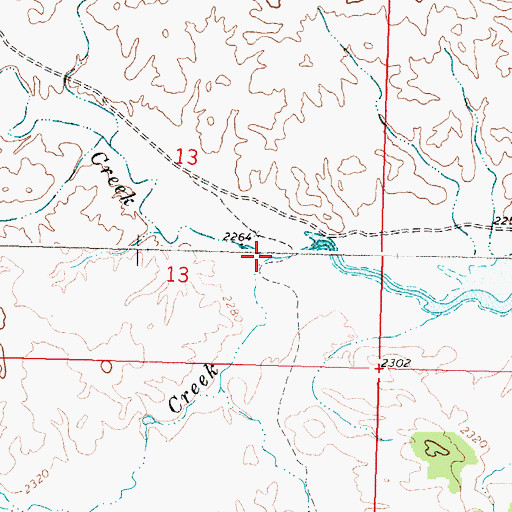 Topographic Map of Carpenter Creek, MT