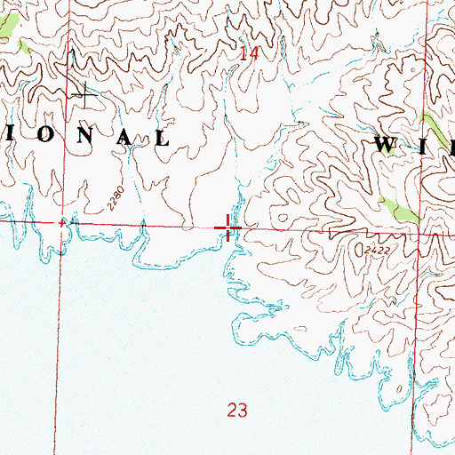 Topographic Map of Chippy Creek, MT
