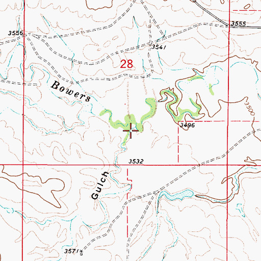 Topographic Map of Coal Gulch, MT