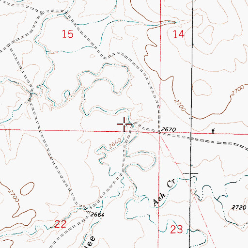 Topographic Map of Coal Mine Coulee, MT